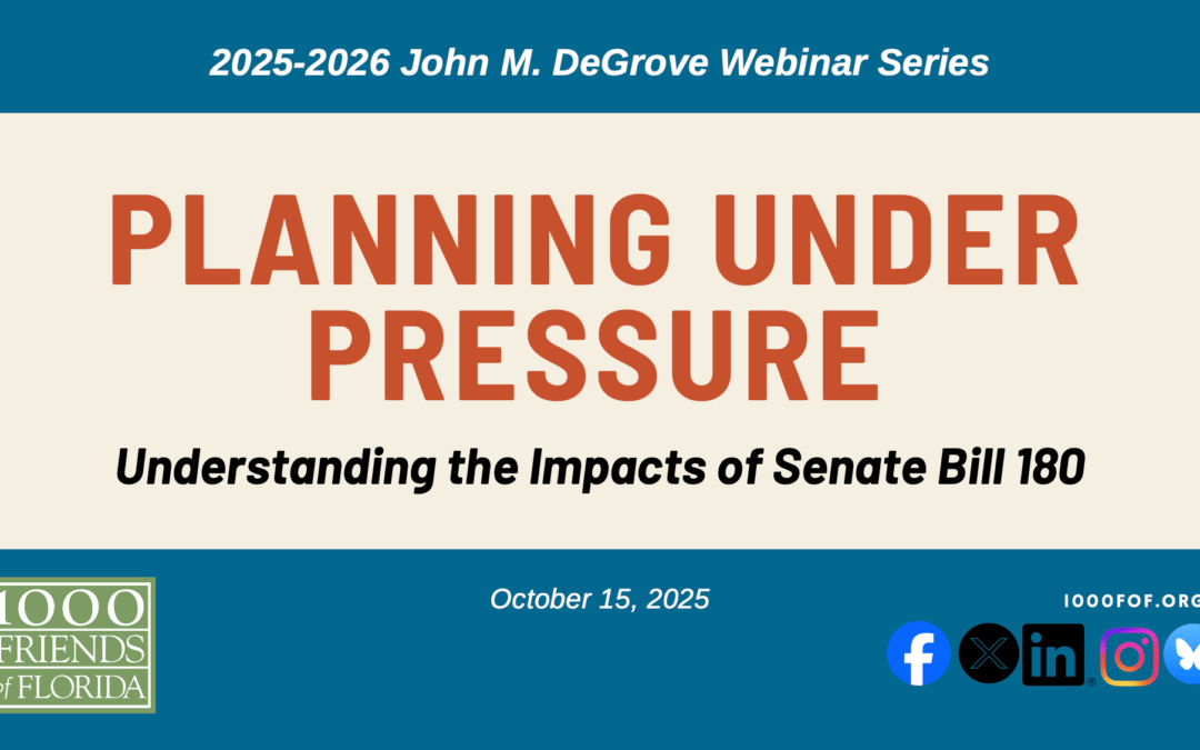 Planning Under Pressure: Understanding the Impacts of Senate Bill 180